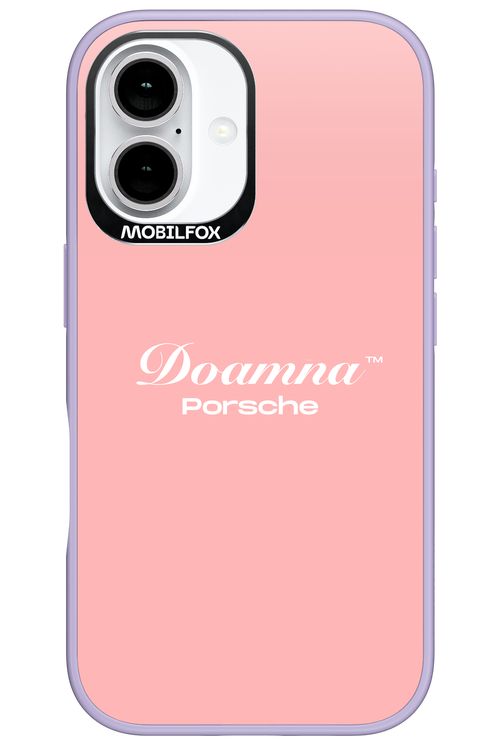 Doamna Porsche (pink) - Apple iPhone 16