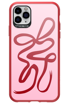 Burgundy Bow - Apple iPhone 11 Pro Max