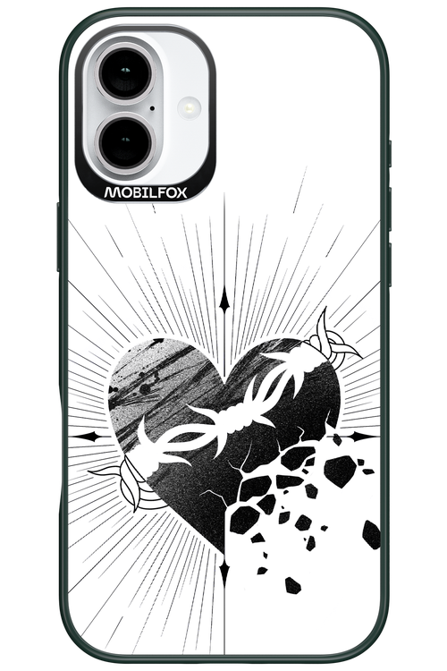 Fekete Szív 2.0 - Apple iPhone 16 Plus