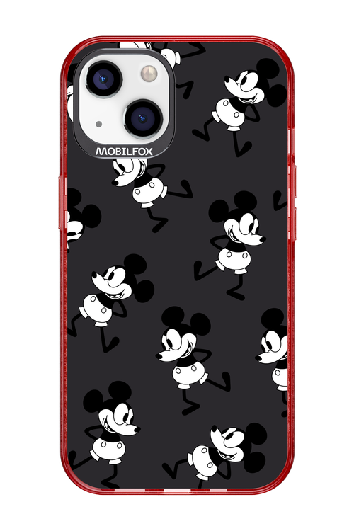 Iconic Mouse (antracite pattern) - Apple iPhone 13