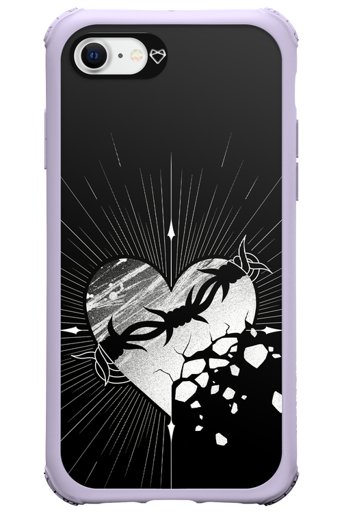 Fehér Szív - Apple iPhone 7