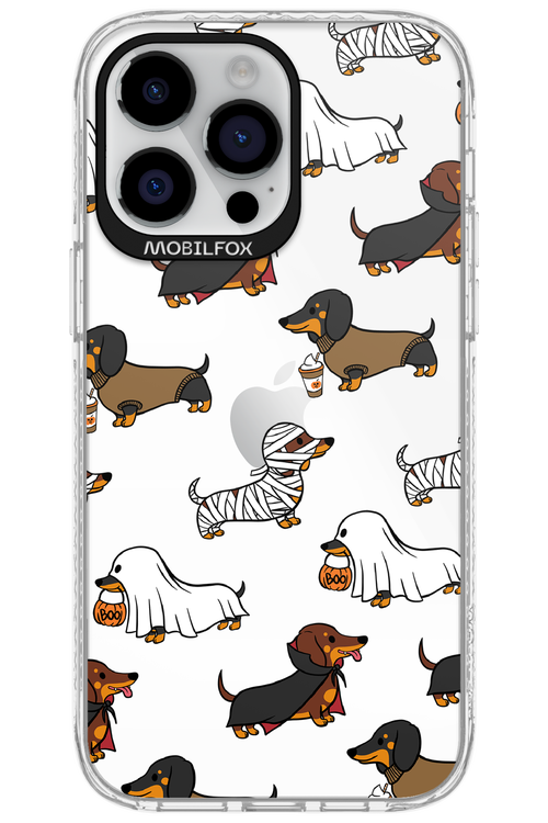Scary Dachshund (Transparent) - Apple iPhone 14 Pro Max