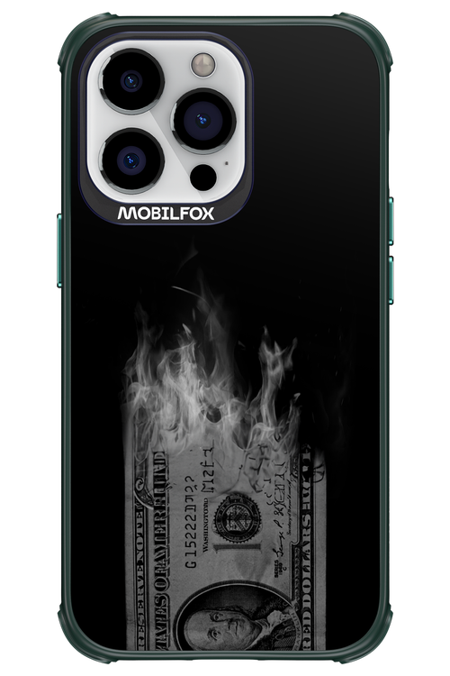 Money Burn B&W 2.0 - Apple iPhone 13 Pro
