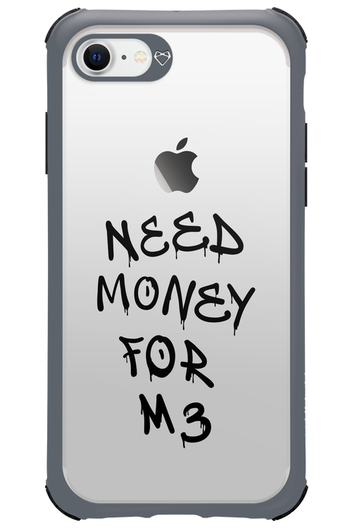 Need M3 Transparent Black - Apple iPhone 7