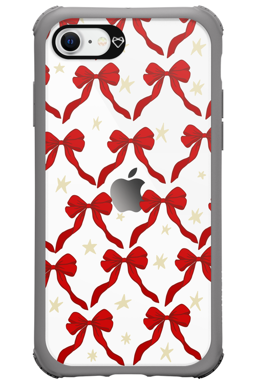 Bow & Stars (Transparent) - Apple iPhone SE 2022