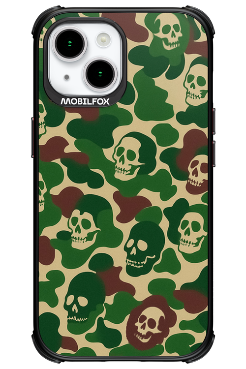 Camo Skull - Apple iPhone 15