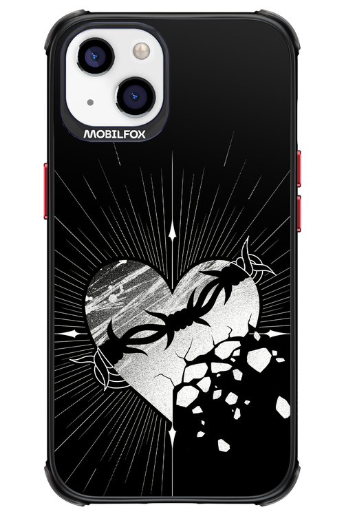 Fehér Szív - Apple iPhone 13