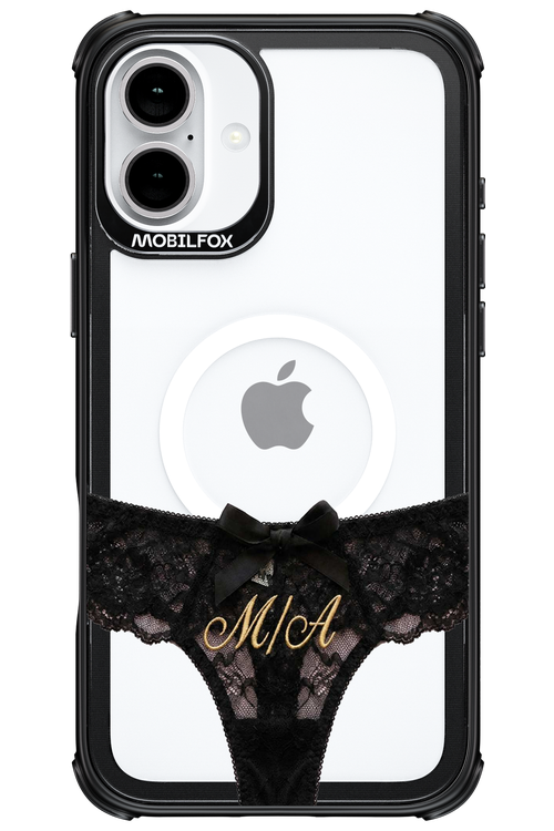 Black Panties Transparent 2.0 - Apple iPhone 16 Plus