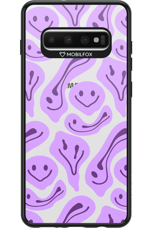 Fluid Smiley Purple - Samsung Galaxy S10+