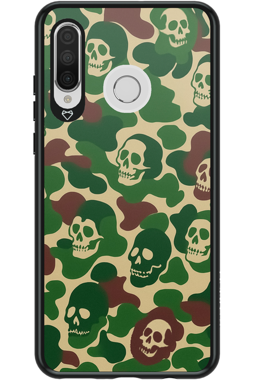 Camo Skull - Huawei P30 Lite