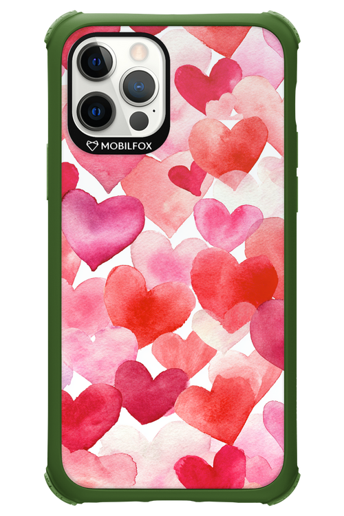 Water Painted Heart 2.0 - Apple iPhone 12 Pro
