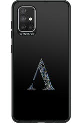 ⁠ ⁠Azteca A Chrome Logo - Samsung Galaxy A71