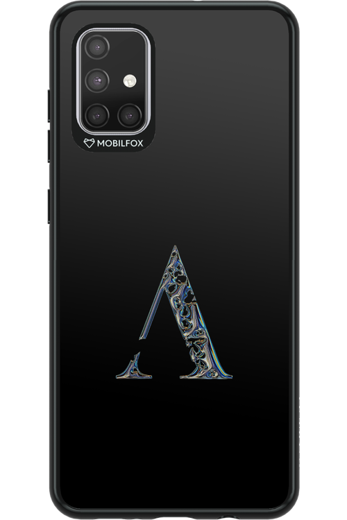 ⁠ ⁠Azteca A Chrome Logo - Samsung Galaxy A71