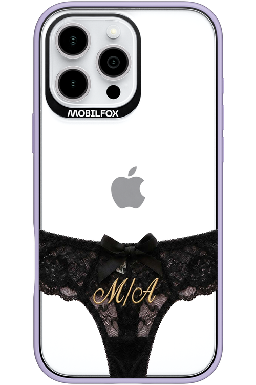 Black Panties Transparent 2.0 - Apple iPhone 16 Pro Max