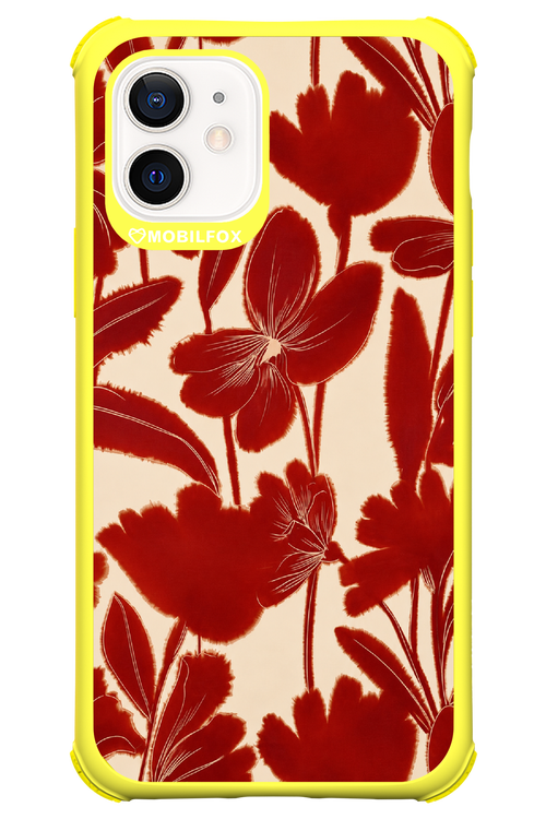 Burgundy Flowers 2.0 - Apple iPhone 12