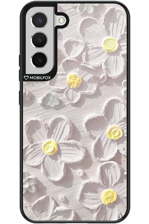 White Flowers 2.0 - Samsung Galaxy S22+