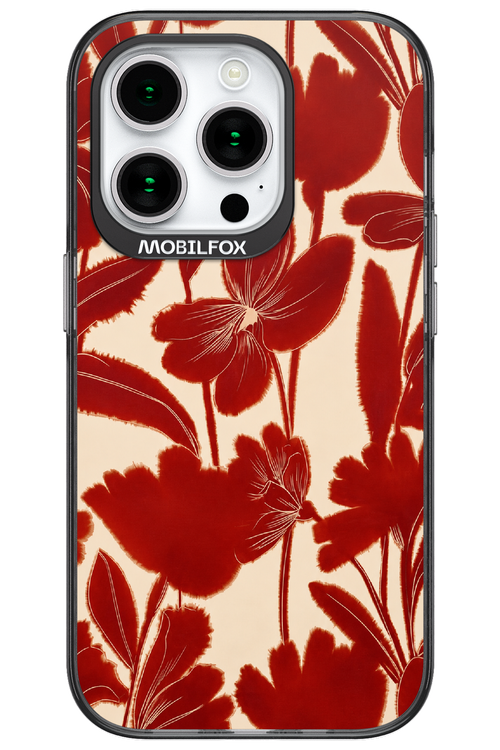 Burgundy Flowers 2.0 - Apple iPhone 15 Pro