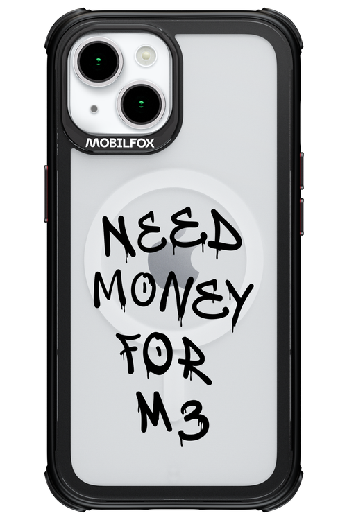 Need M3 Transparent Black - Apple iPhone 15