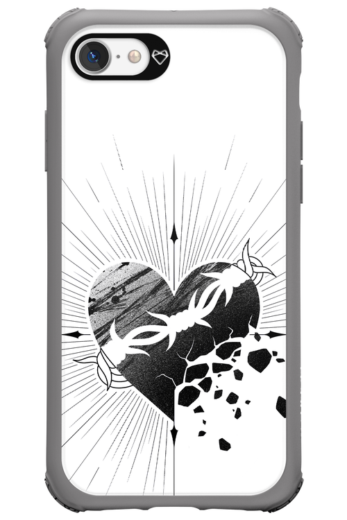 Fekete Szív - Apple iPhone 7