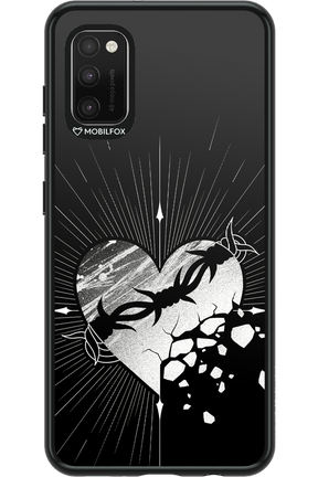 Fehér Szív - Samsung Galaxy A41