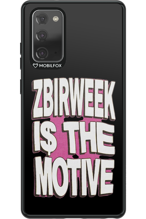 Motive (black) 2.0 - Samsung Galaxy Note 20