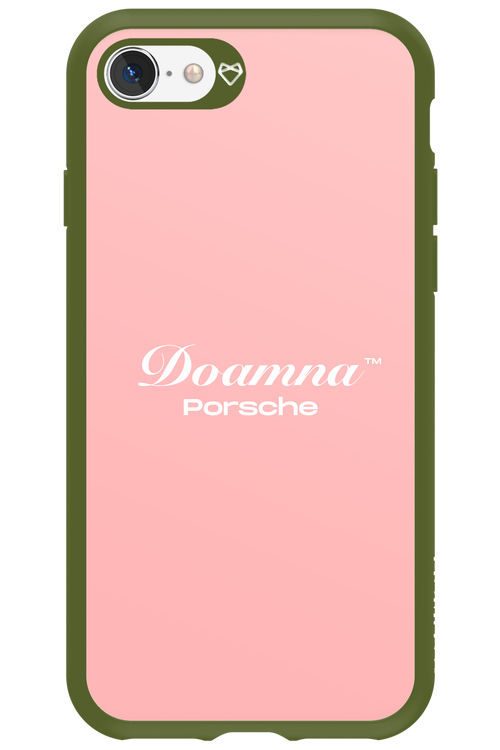 Doamna Porsche (pink) - Apple iPhone 8