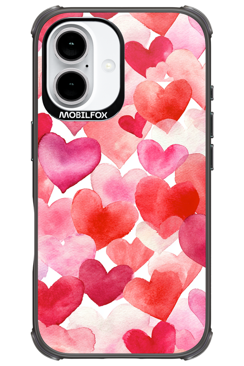 Water Painted Heart 2.0 - Apple iPhone 16