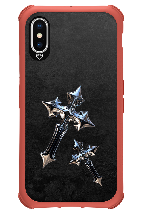 Chrome Crosses 2.0 - Apple iPhone X