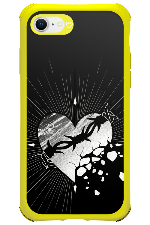 Fehér Szív - Apple iPhone 7