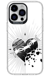 Fekete Szív - Apple iPhone 14 Pro Max