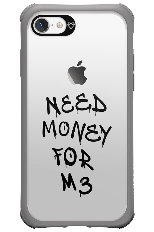 Need M3 Transparent Black - Apple iPhone 7