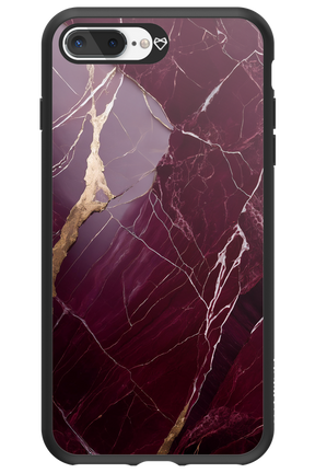 Burgundy Marble - Apple iPhone 8 Plus