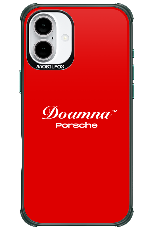 Doamna Porsche (red) - Apple iPhone 16 Plus