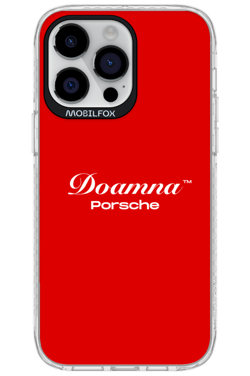 Doamna Porsche (red) - Apple iPhone 14 Pro Max