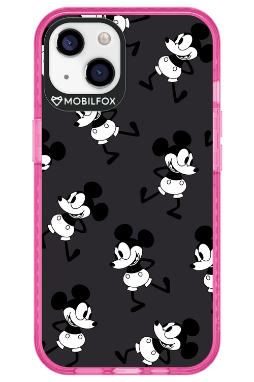Iconic Mouse (antracite pattern) - Apple iPhone 13