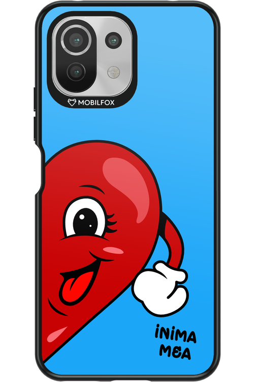 Blue One Heart - Xiaomi Mi 11 Lite (2021)
