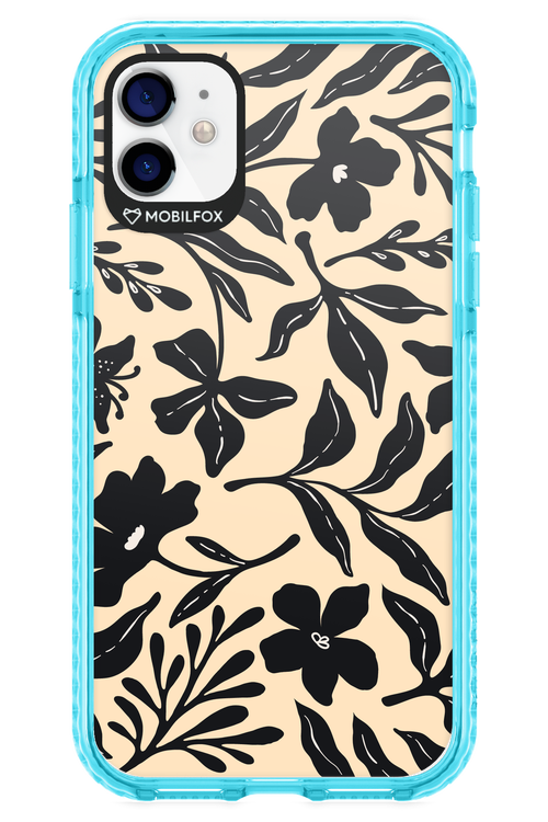 Black Flowers 2.0 - Apple iPhone 11