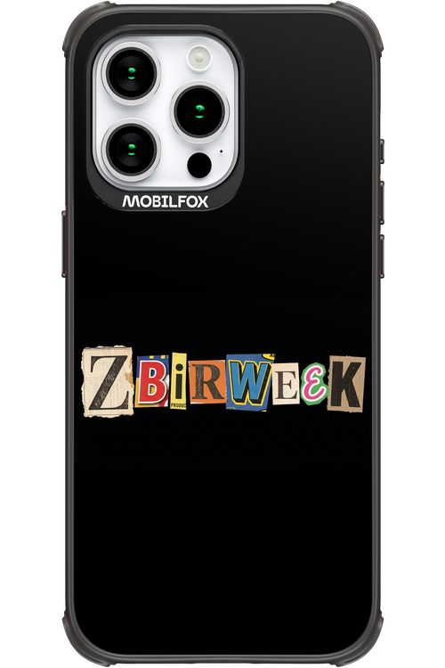 Zbirweek (black) 2.0 - Apple iPhone 15 Pro Max