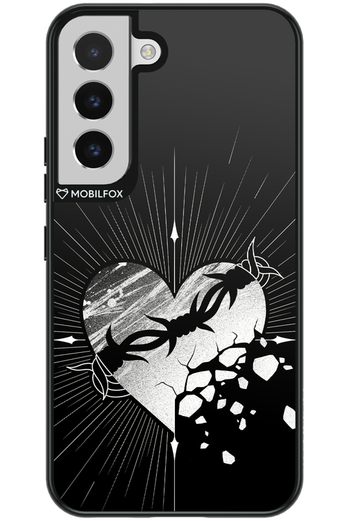 Fehér Szív - Samsung Galaxy S22