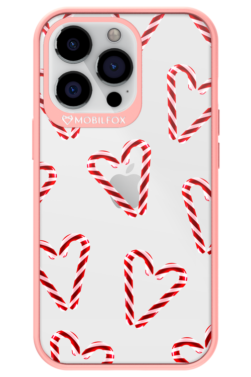 Candy Cane Hearts - Apple iPhone 13 Pro