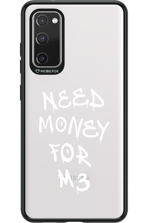 Need M3 Transparent White - Samsung Galaxy S20 FE