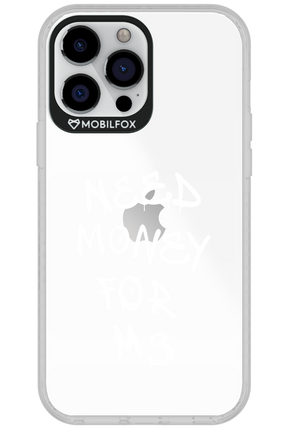 Need M3 Transparent White - Apple iPhone 13 Pro Max