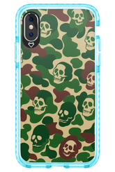 Camo Skull - Apple iPhone X