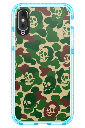 Camo Skull - Apple iPhone X