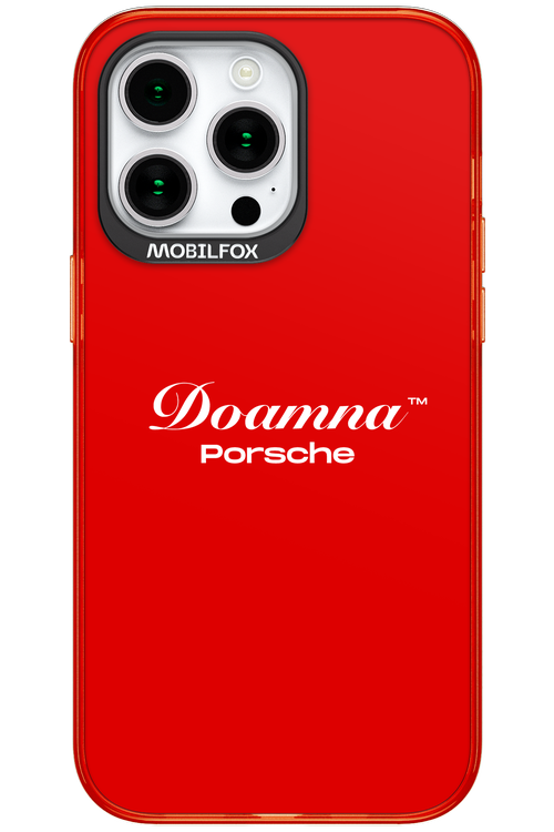 Doamna Porsche (red) - Apple iPhone 15 Pro Max