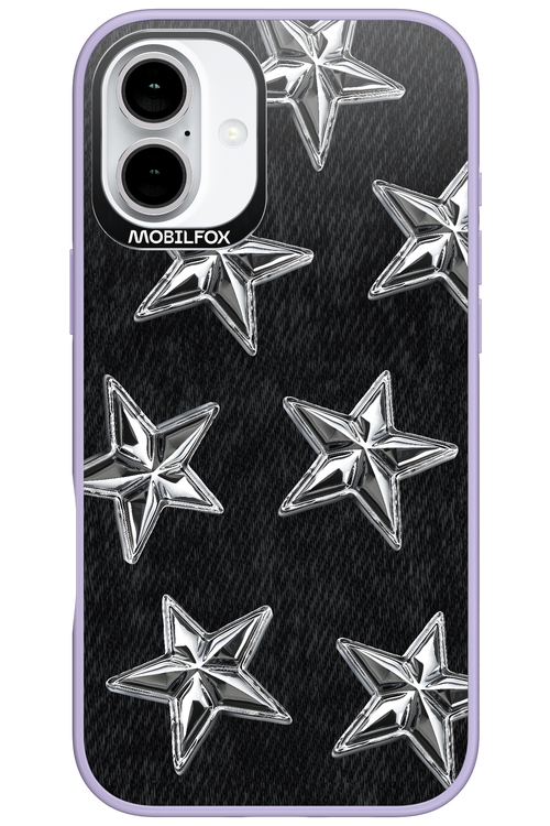 Chrome Stars - Apple iPhone 16 Plus