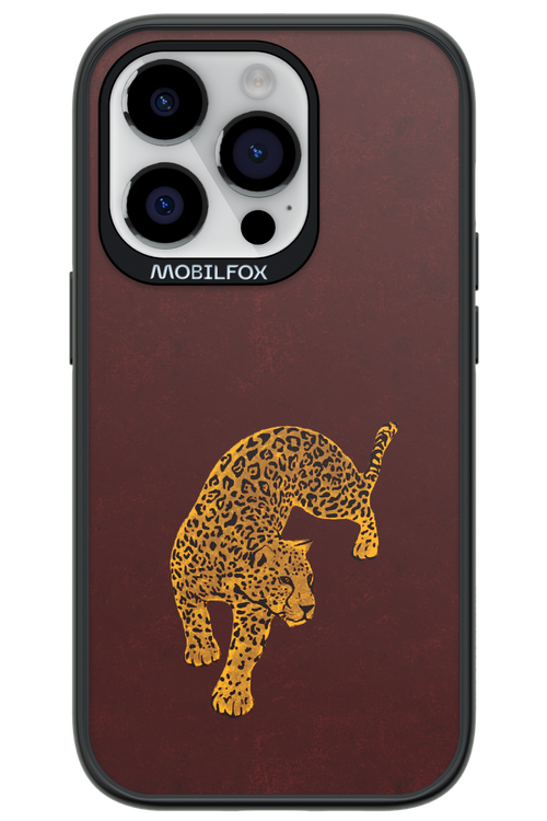 Burgundy Leopard - Apple iPhone 14 Pro