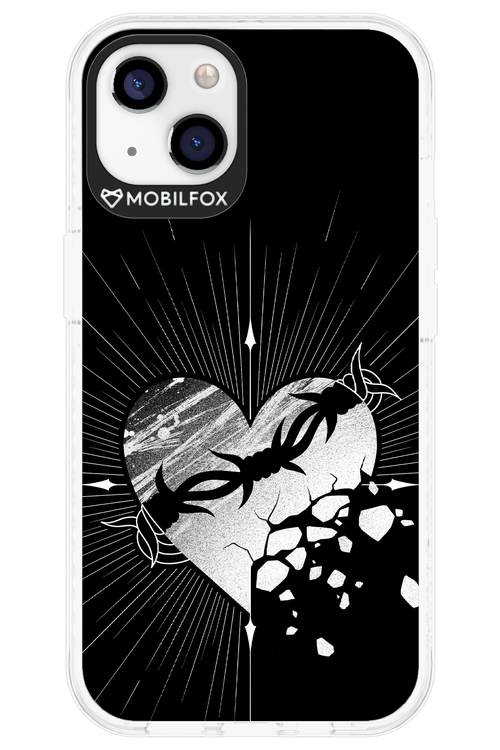 Fehér Szív - Apple iPhone 13