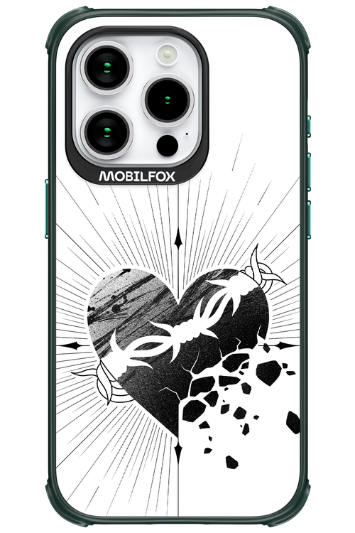 Fekete Szív - Apple iPhone 15 Pro