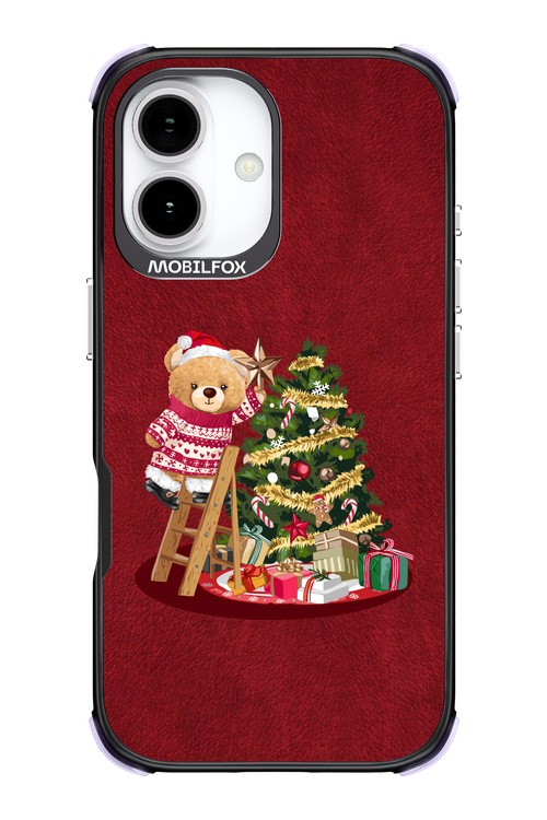 Christmas Bear (Burgundy) - Apple iPhone 17